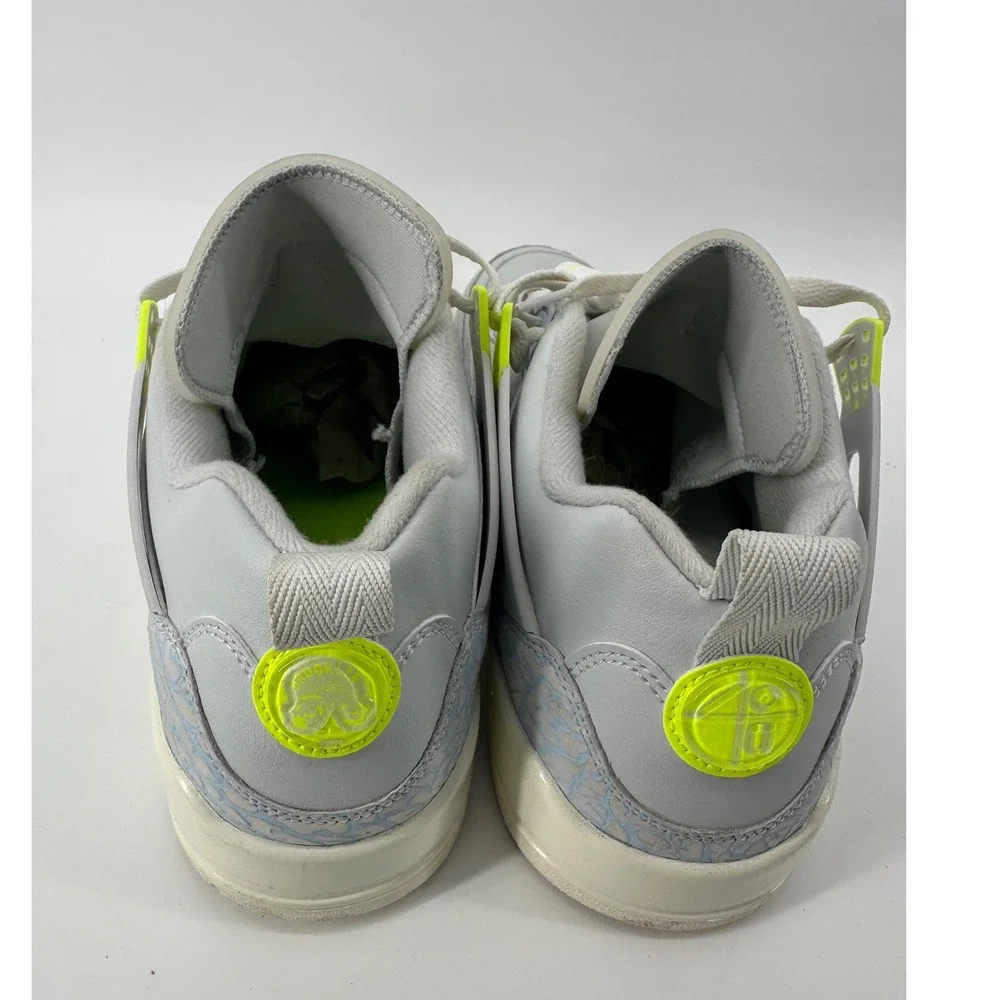 Jordan Spizike Low Wolf Grey Volt Mens Basketball Shoes IB4464-025 Size 10.5